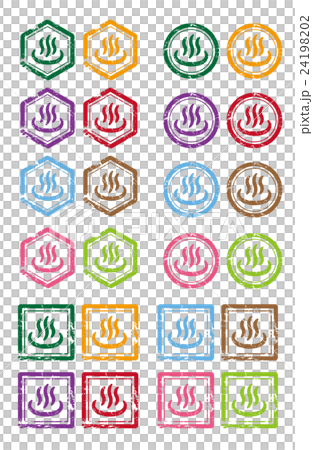 温泉マーク 温泉マーク 24198202