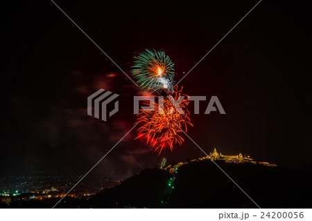 Fireworks on mountain Fireworks on mountain 24200056