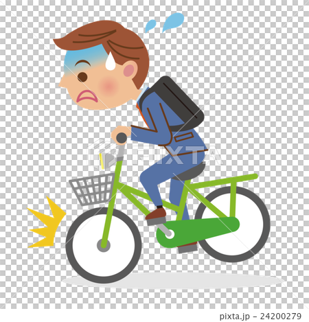 突然制動自行車的商人 突然制動自行車的商人 24200279