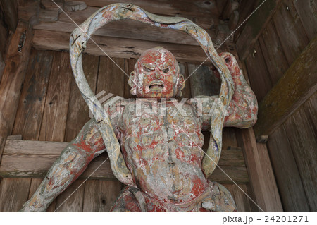 四国別格霊場第一番札所「大山寺」仁王像 阿形 24201271