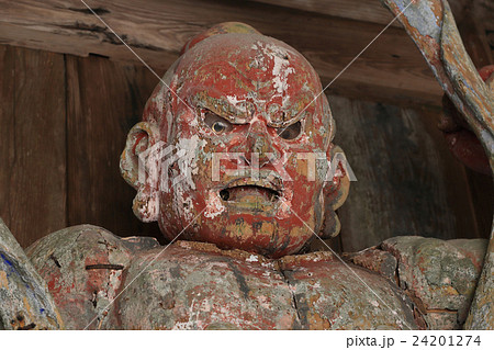 四国別格霊場第一番札所「大山寺」仁王像 阿形 24201274
