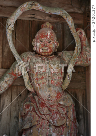 四国別格霊場第一番札所「大山寺」仁王像 阿形 24201277