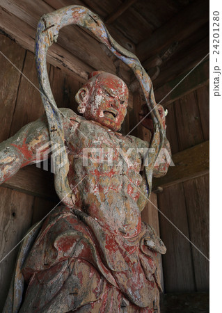 四国別格霊場第一番札所「大山寺」仁王像 阿形 24201280
