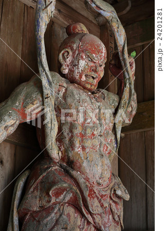 四国別格霊場第一番札所「大山寺」仁王像 阿形 24201281