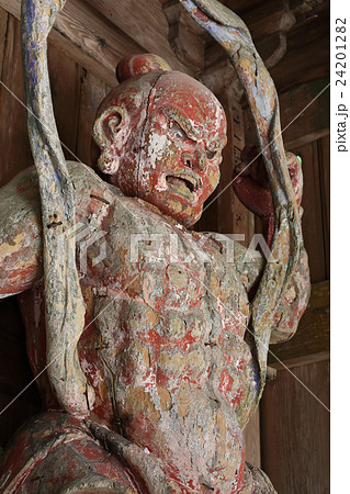 四国別格霊場第一番札所「大山寺」仁王像 阿形 24201282