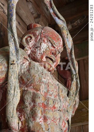 四国別格霊場第一番札所「大山寺」仁王像 阿形 24201283