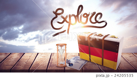 Composite image of picture of travelling 24205535