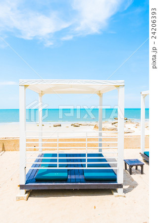 Chair deck on the beach Chair deck on the beach 24206393