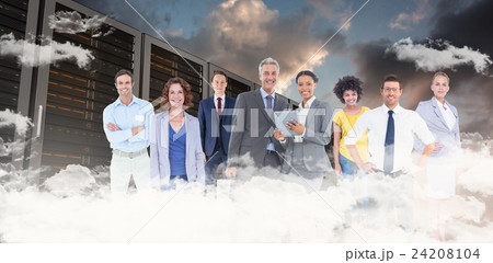 Composite image of business team Composite image of business team 24208104
