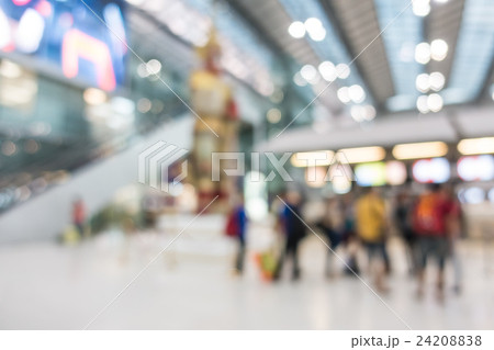 Abstract blur airport interior 24208838