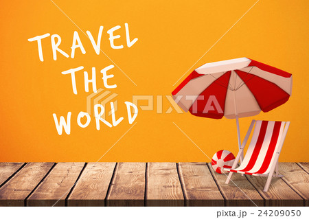 Composite image of travel the world 24209050