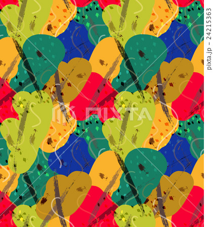 Rough brush over solid color spots 24215363