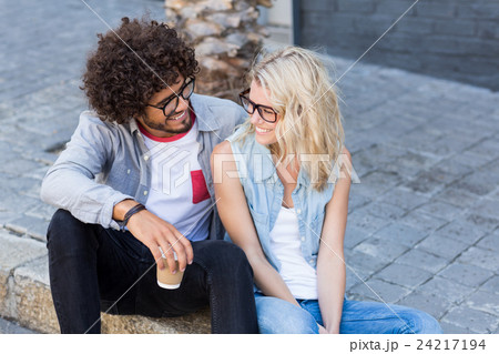 couple interacting with each other couple interacting with each other 24217194