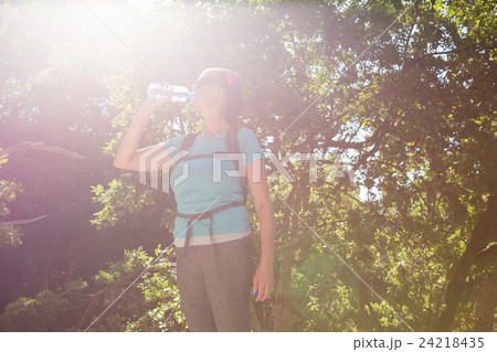 Woman drinking water 24218435