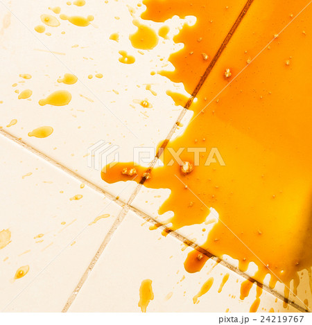 Spilled coffee on the floor 24219767