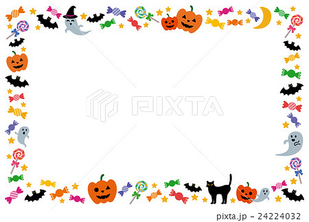 ハロウィンカードのイラスト素材 24224032 Pixta