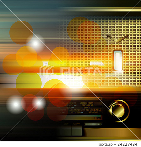 abstract grunge background with retro radio abstract grunge background with retro radio 24227434
