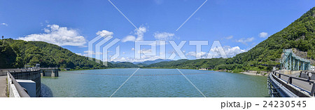 大倉湖パノラマ風景 大倉湖パノラマ風景 24230545