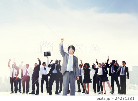 Business People Corporate Celebration Success Concept Business People Corporate Celebration Success Concept 24231231