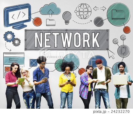 Network Connection Internet Online Technology Concept Network Connection Internet Online Technology Concept 24232270