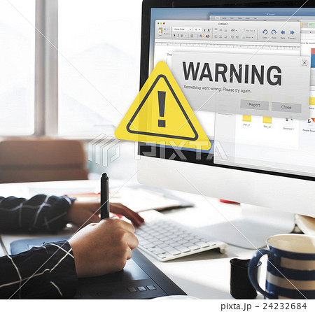 Warning Accident Caution Dangerous Help Concept 24232684