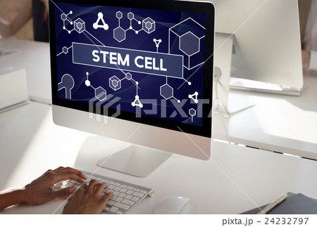 Science Stem Cell Technology Atom Dna Concept 24232797