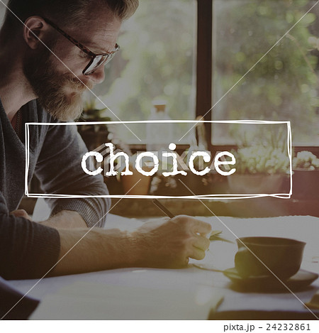 Choice Decision Thinking Plan Concept Choice Decision Thinking Plan Concept 24232861