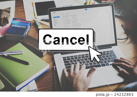 Click Cancel Button Interface Concept 24232863