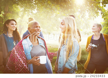 Friends Friendship Leisure Vacation Togetherness Fun Concept Friends Friendship Leisure Vacation Togetherness Fun Concept 24233433