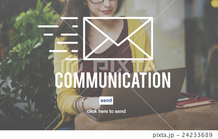 Communication Connection Correspondence Email Concept Communication Connection Correspondence Email Concept 24233689