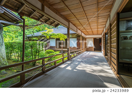 Koto in zen temple famous for its garden Koto in zen temple famous for its garden 24233989