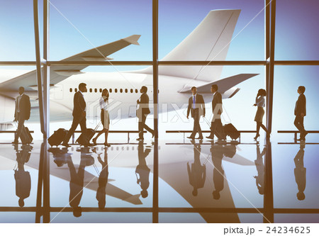 Business People Traveling Airplane AIrport Terminal Concept Business People Traveling Airplane AIrport Terminal Concept 24234625