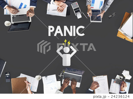 Panic Worried Stressed Afraid Fear Phobia Anxiety Concept 24236124