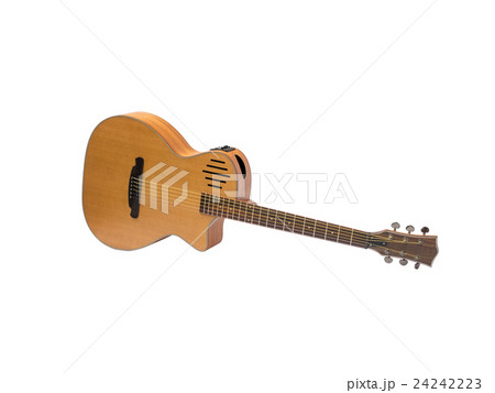 acoustic guitar on white background acoustic guitar on white background 24242223