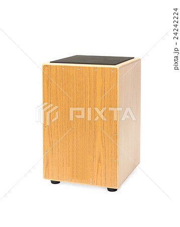 Isolated photograph of a Cajon hand drum Isolated photograph of a Cajon hand drum 24242224