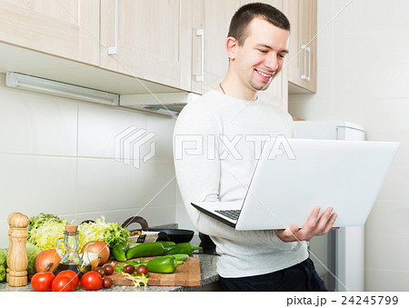 Freelancer working with laptop 24245799