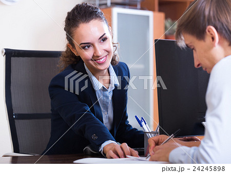 employee having job interview 24245898