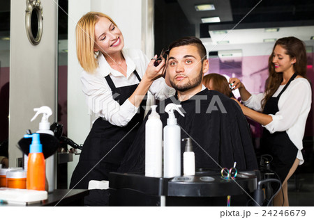 man in the barbershop man in the barbershop 24246679