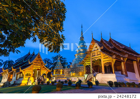 Dusk View of the Wat Phra Singh, Chiang Mai 24248172