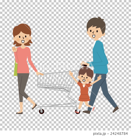 Shopping Simple character series Stock Illustration 24248784