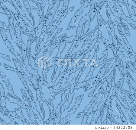 Kelp seaweed blue with blue texture Kelp seaweed blue with blue texture 24252508