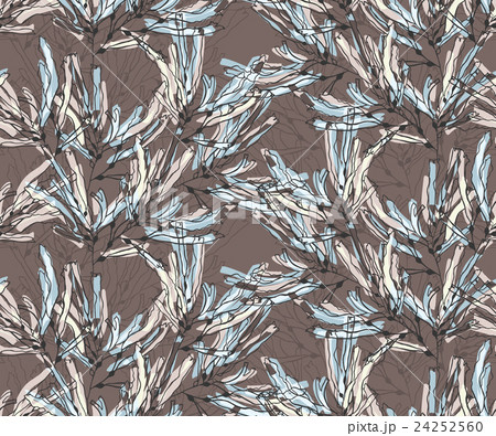 Kelp seaweed brushed with marker Kelp seaweed brushed with marker 24252560