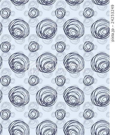 Scribbled circles big and small layered 24253249