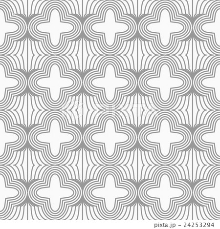 Slim gray four foils with offset on grid 24253294