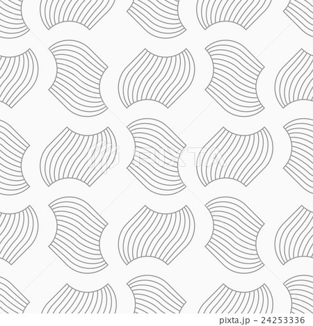 Slim gray hatched separated pedals in turn 24253336