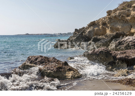 Coastline in Paphos, Cyprus. Coastline in Paphos, Cyprus. 24256129