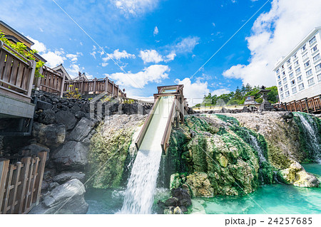 【群馬県】草津温泉・湯畑 24257685