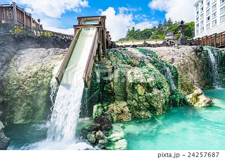 【群馬県】草津温泉・湯畑 24257687