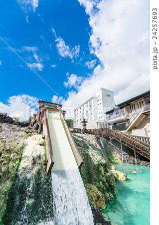 【群馬県】草津温泉・湯畑 24257693