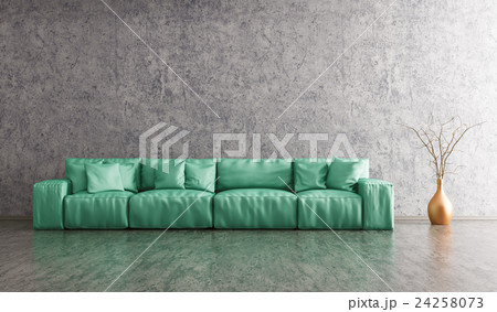 Interior of living room with sofa 3d rendering 24258073